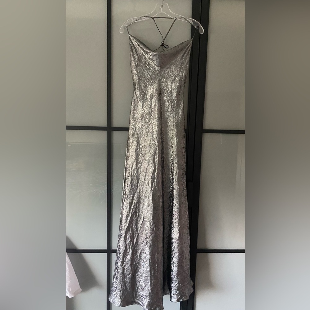 Zara Silver Dress Size S